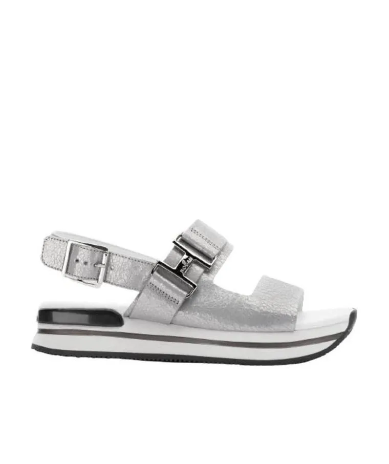 Logo-Buckle Detail Sandals