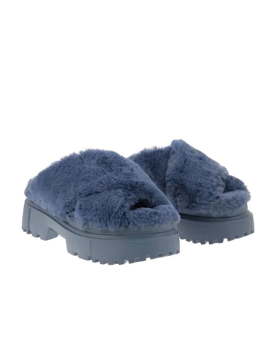 Round Toe Slip-On Sandals