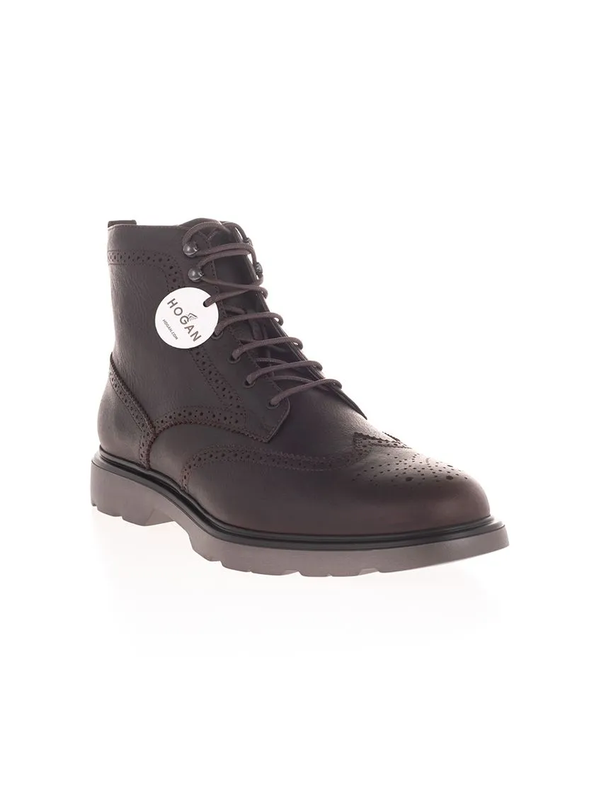 H393 Ankle Lace-Up Boots