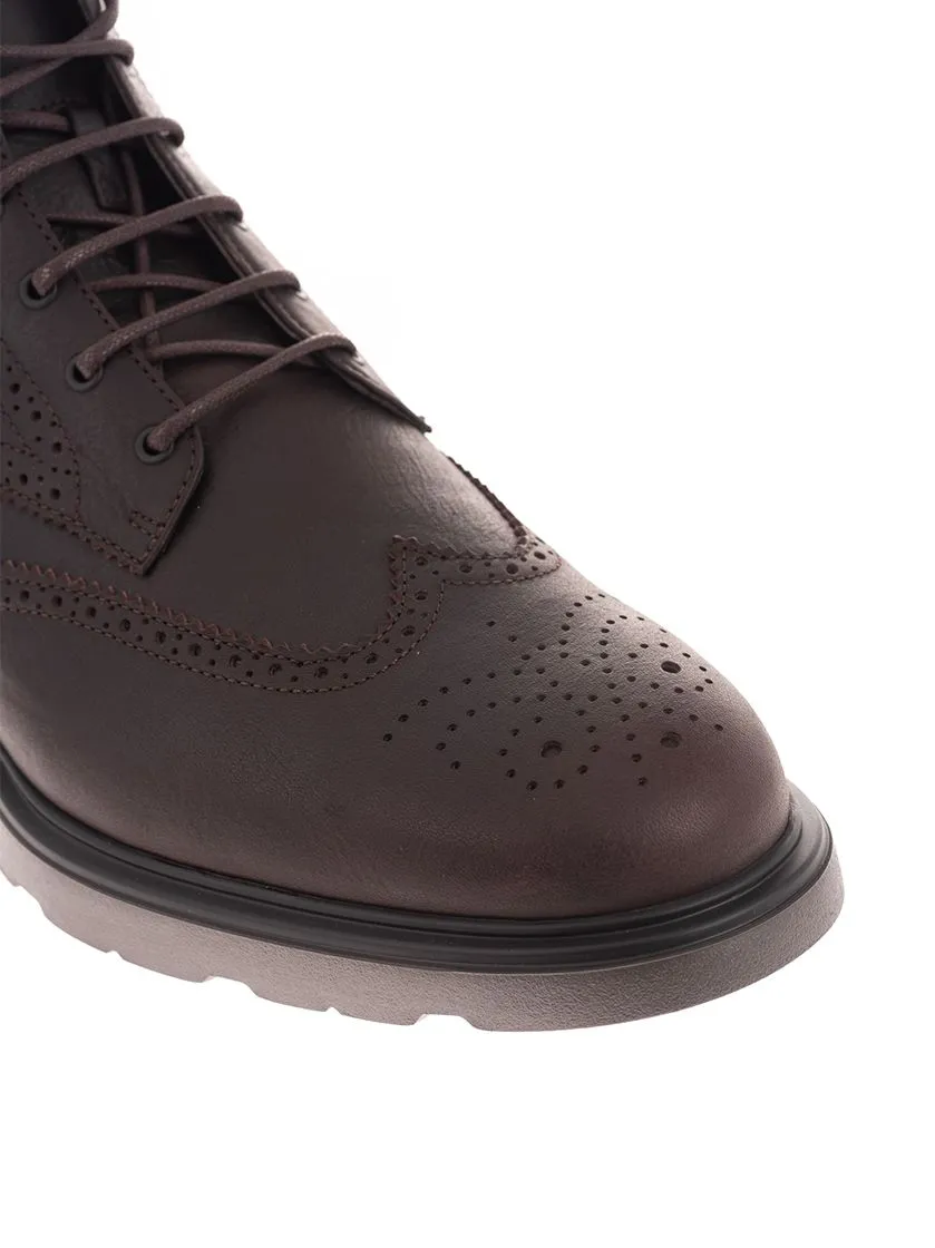 H393 Ankle Lace-Up Boots