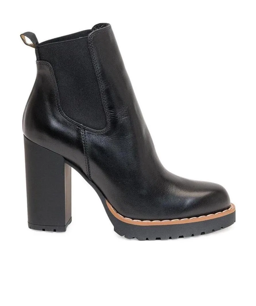 Block Heel Ankle Boots