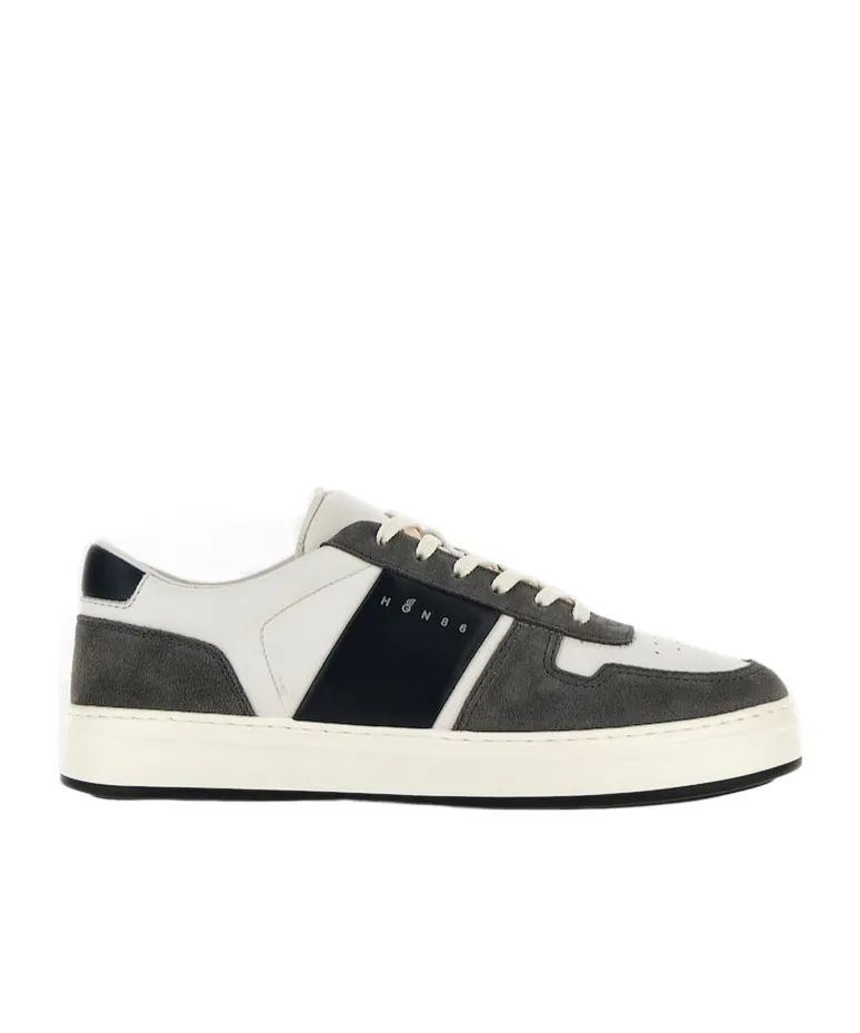 H-Tv Logo Printed Panelled Sneakers