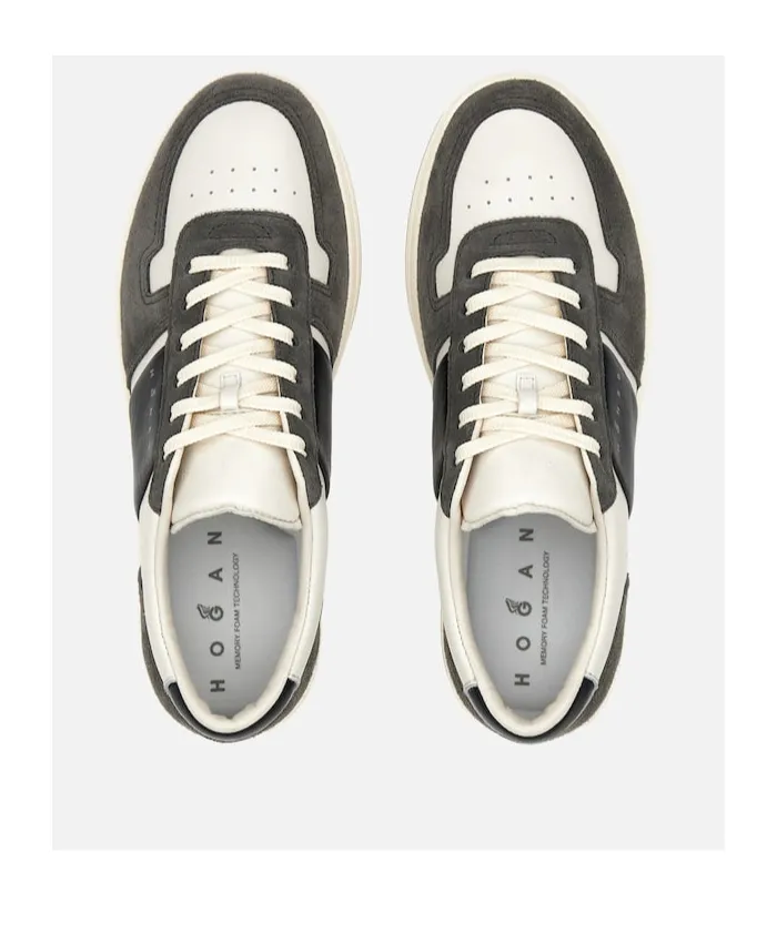 H-Tv Logo Printed Panelled Sneakers