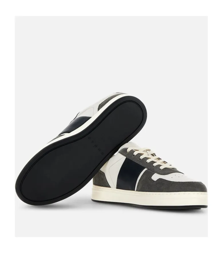 H-Tv Logo Printed Panelled Sneakers