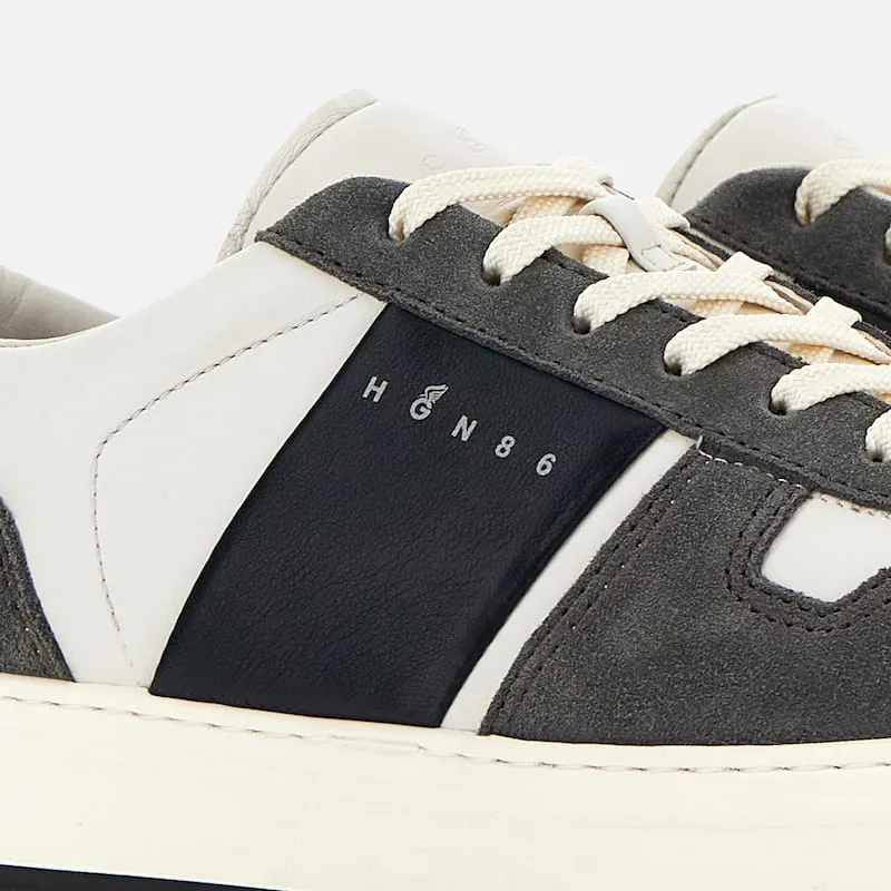 H-Tv Logo Printed Panelled Sneakers