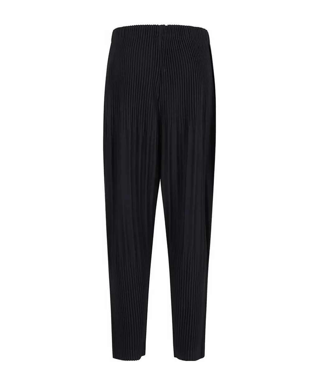 Pleated Cropped Trousers