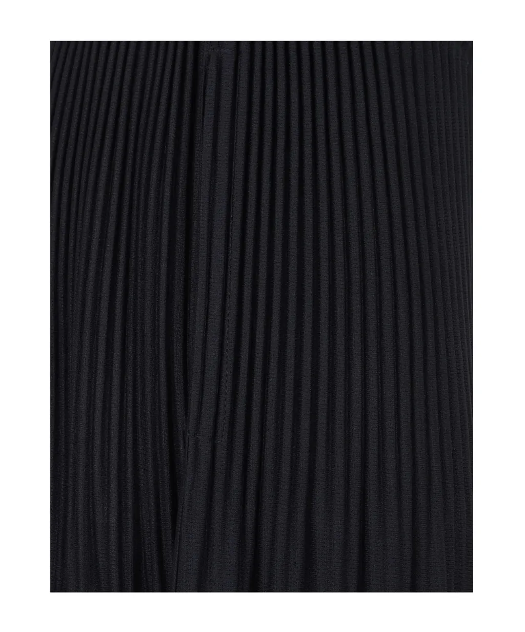 Pleated Cropped Trousers