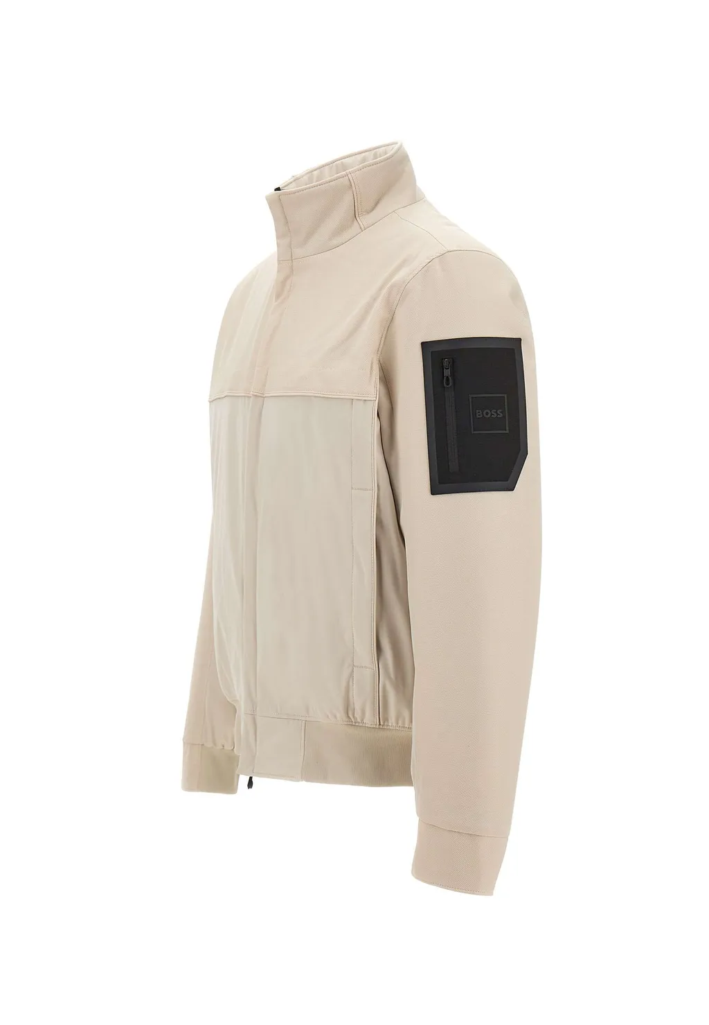 High Neck Panelled Jacket