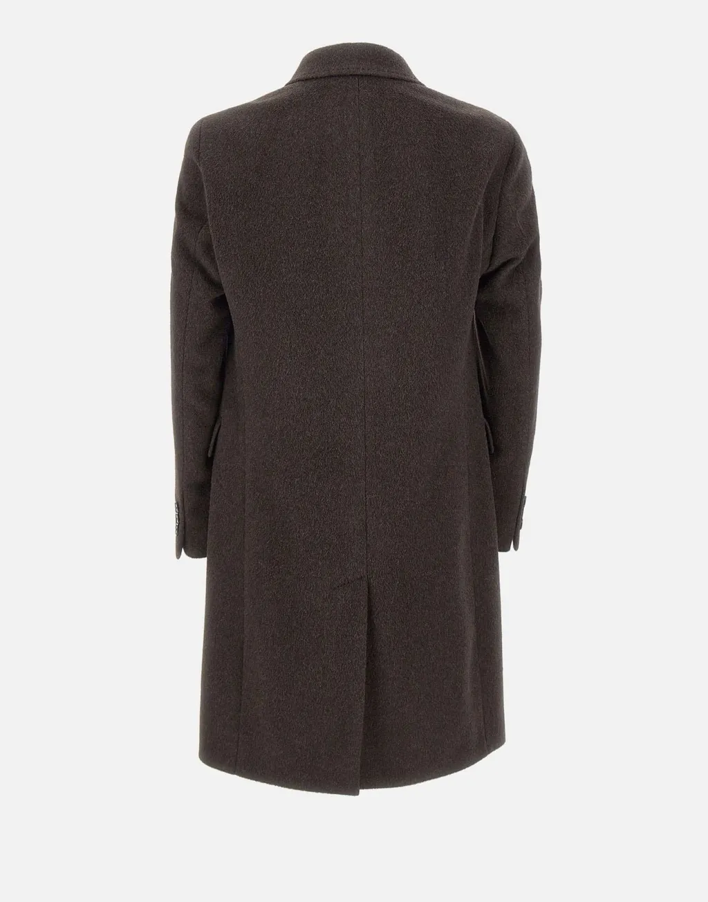 Double-Breasted Long-Sleeve Coat