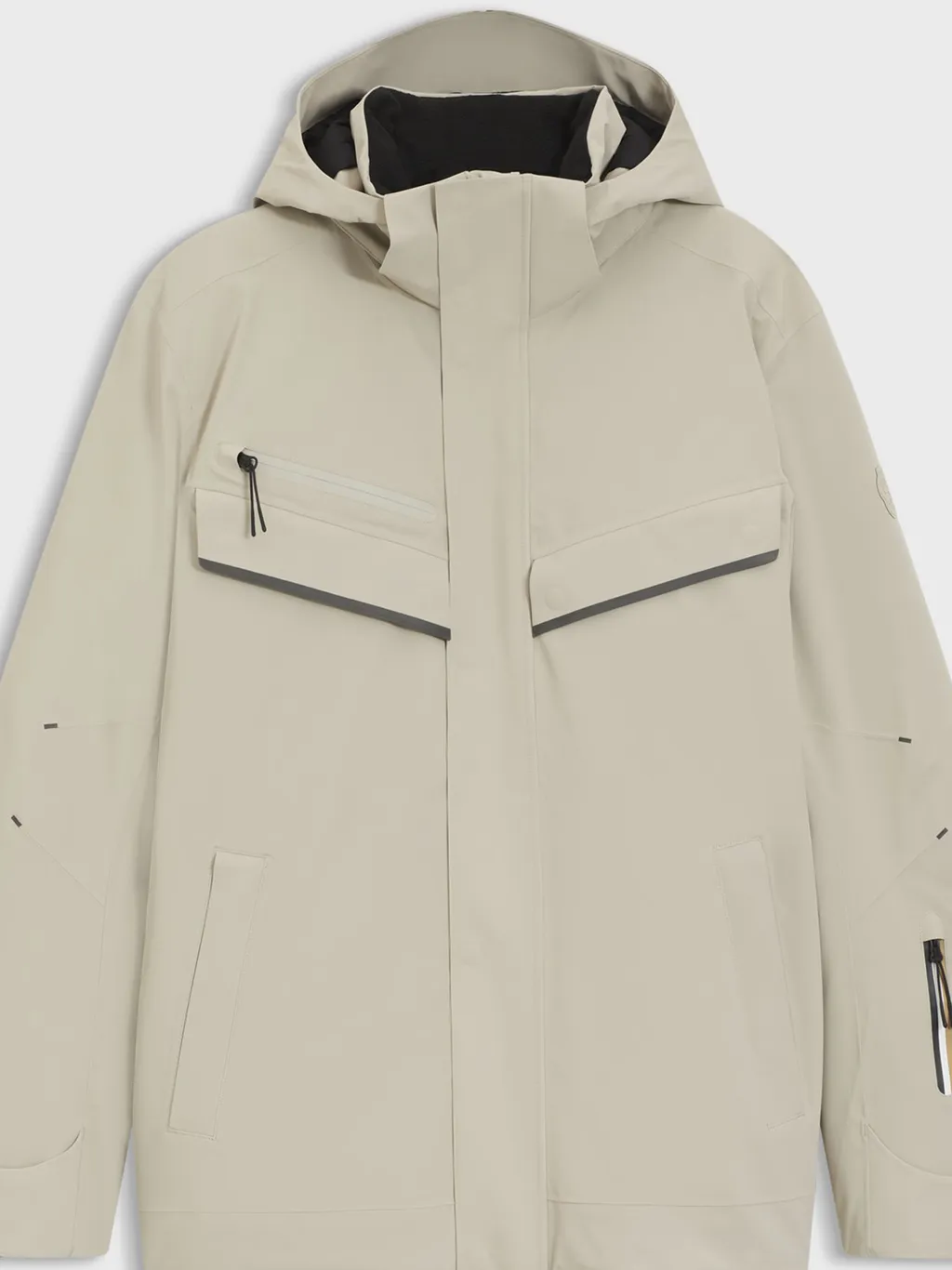 High Neck Hooded Ski Jacket