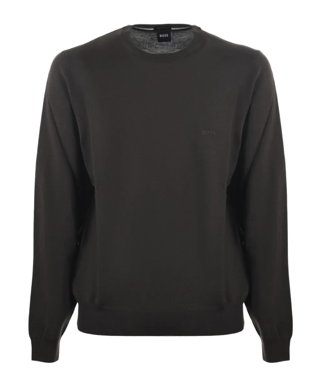Fine-Knit Embroidered-Logo Jumper