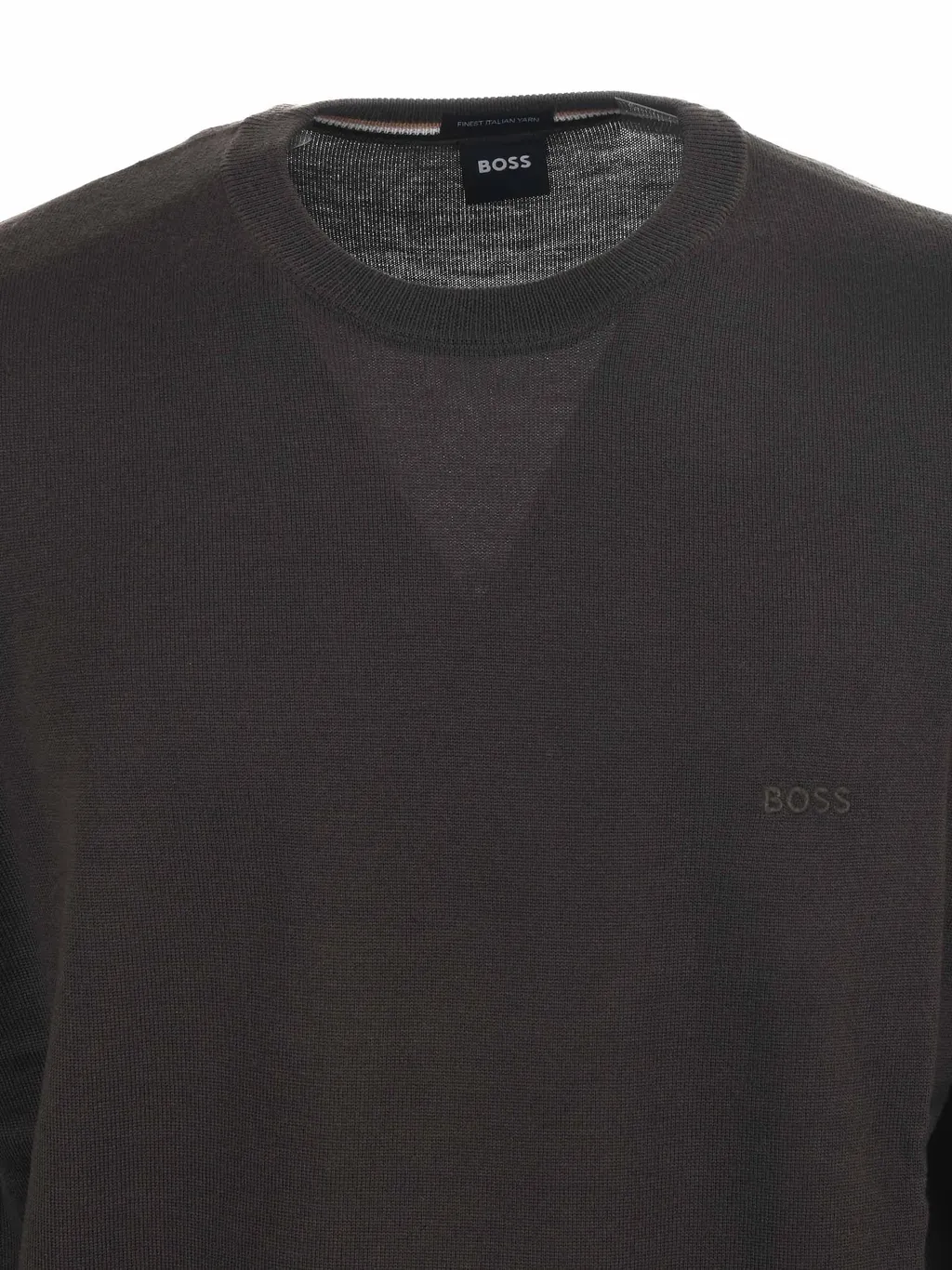 Fine-Knit Embroidered-Logo Jumper
