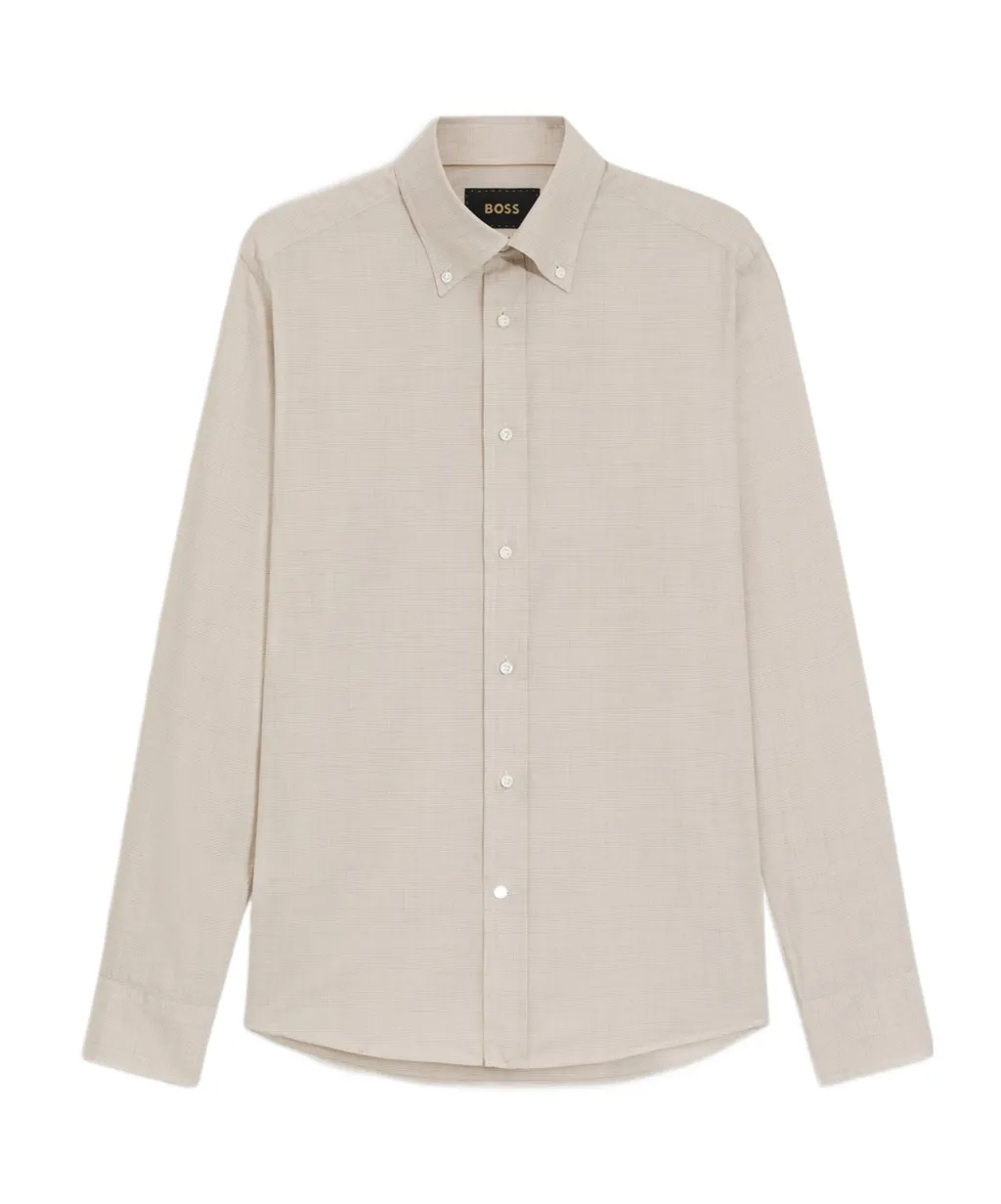 Button-Down Micro-Check Shirt