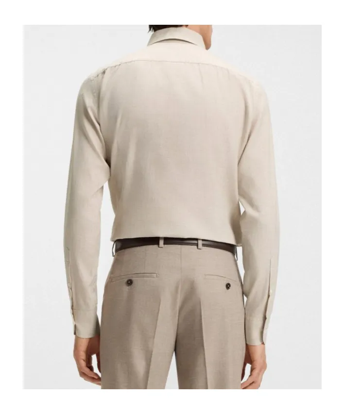 Button-Down Micro-Check Shirt