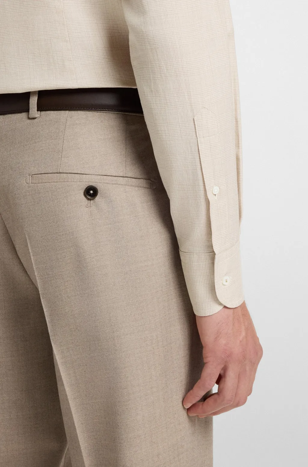 Button-Down Micro-Check Shirt