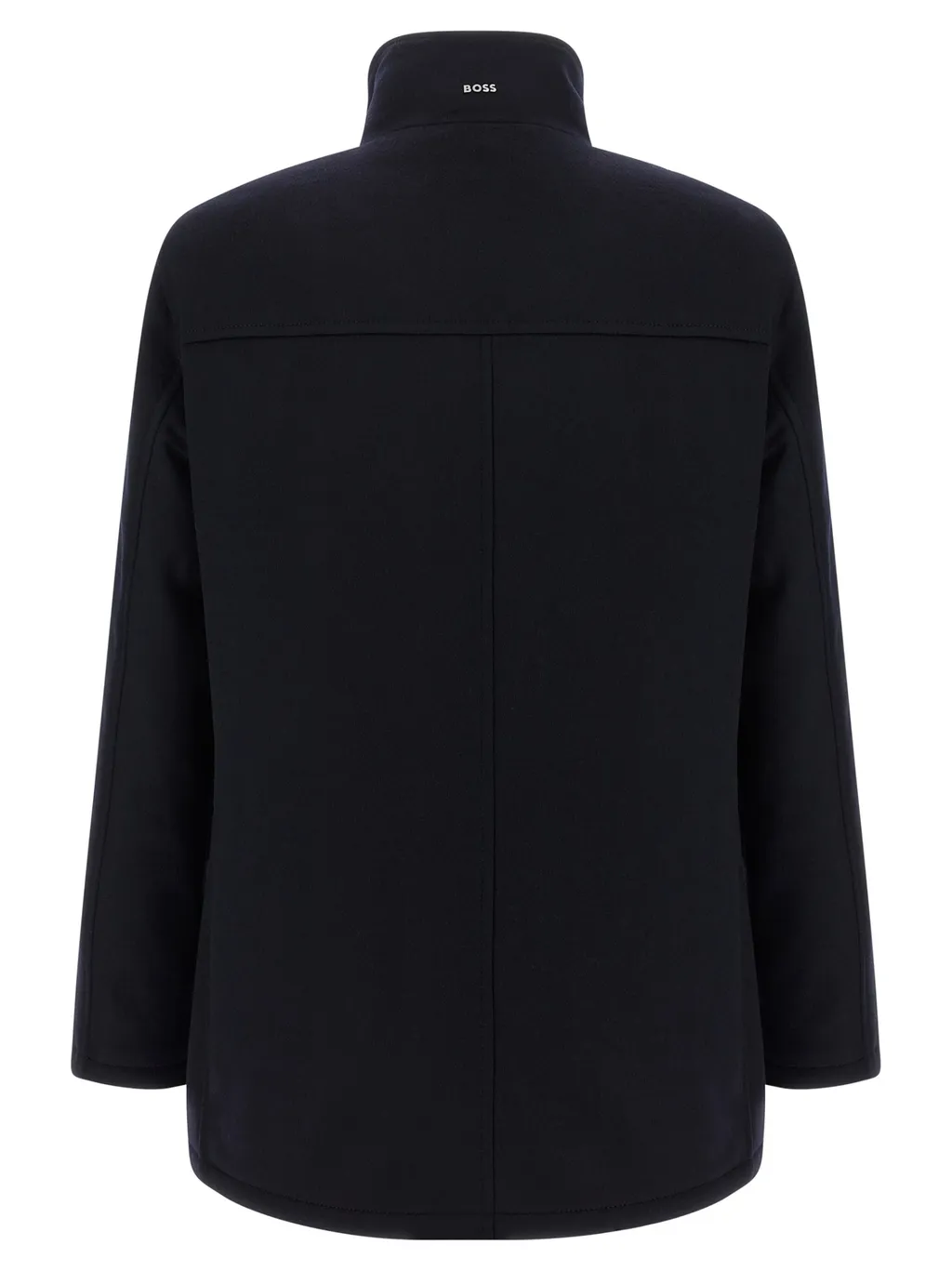 Button-Up Relaxed-Fit Coat