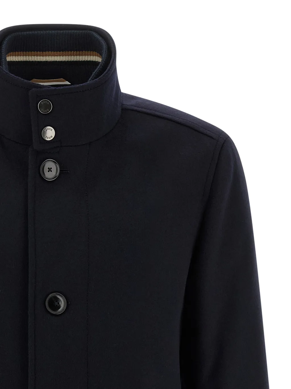 Button-Up Relaxed-Fit Coat