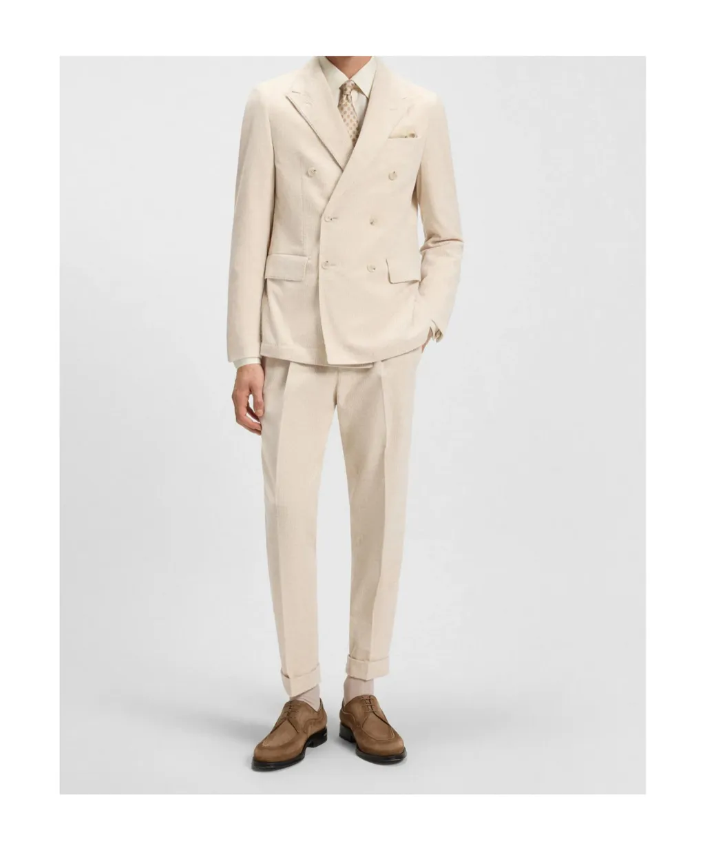 Double-Breasted Slim-Fit Blazer