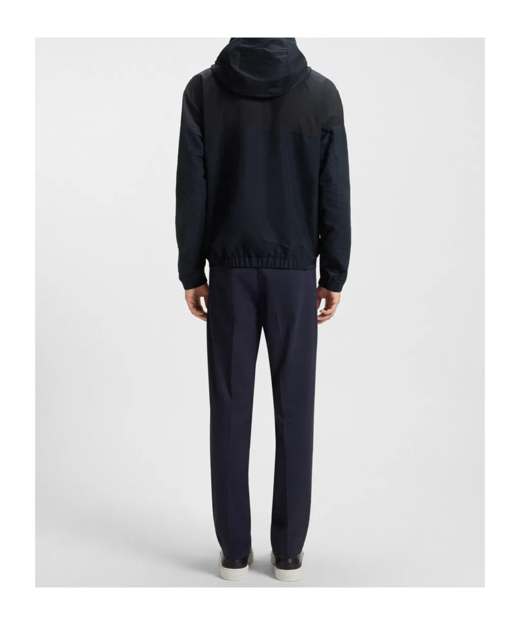 Water-Repellent Hooded Jacket
