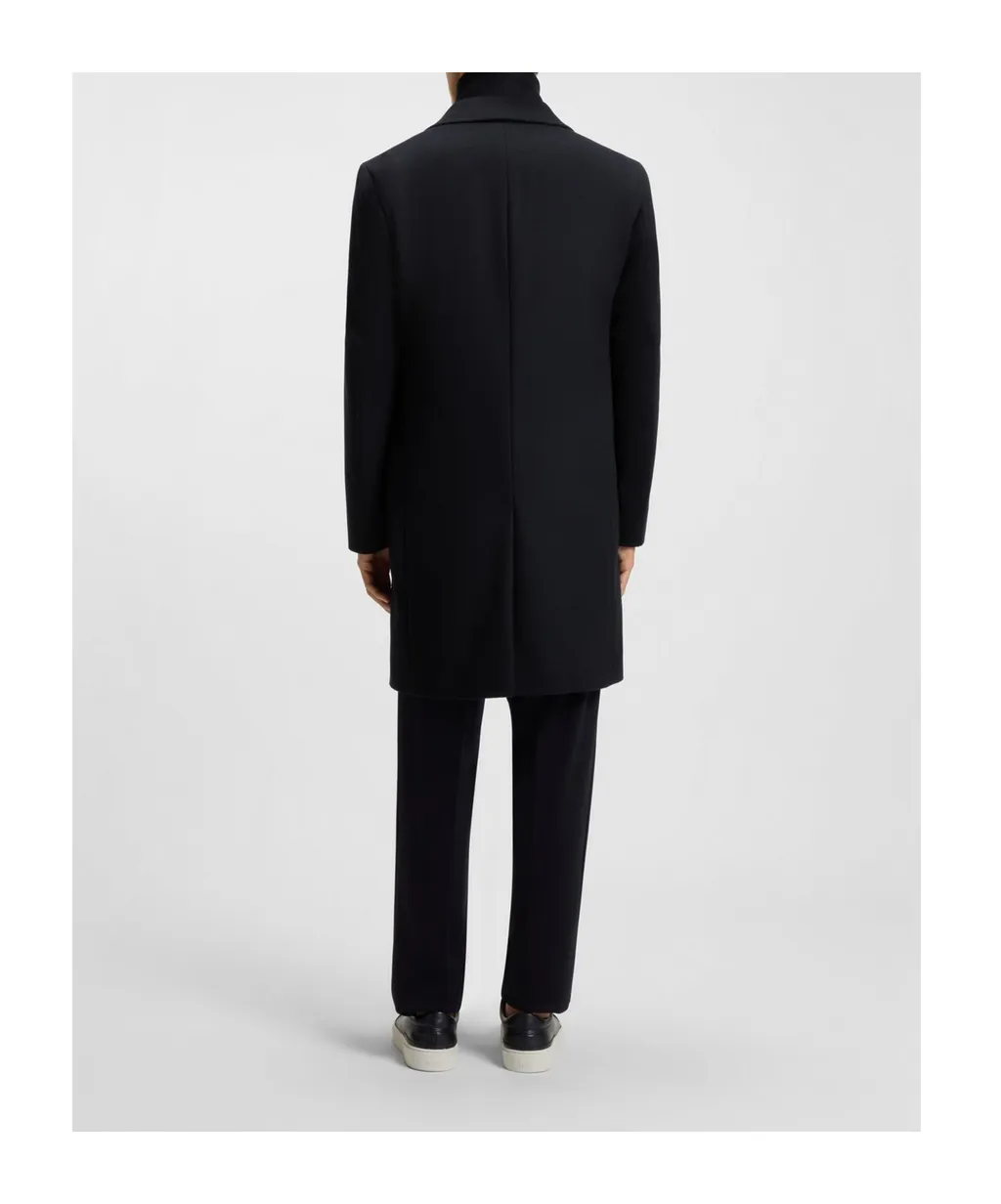 Removable Vest Wool Coat