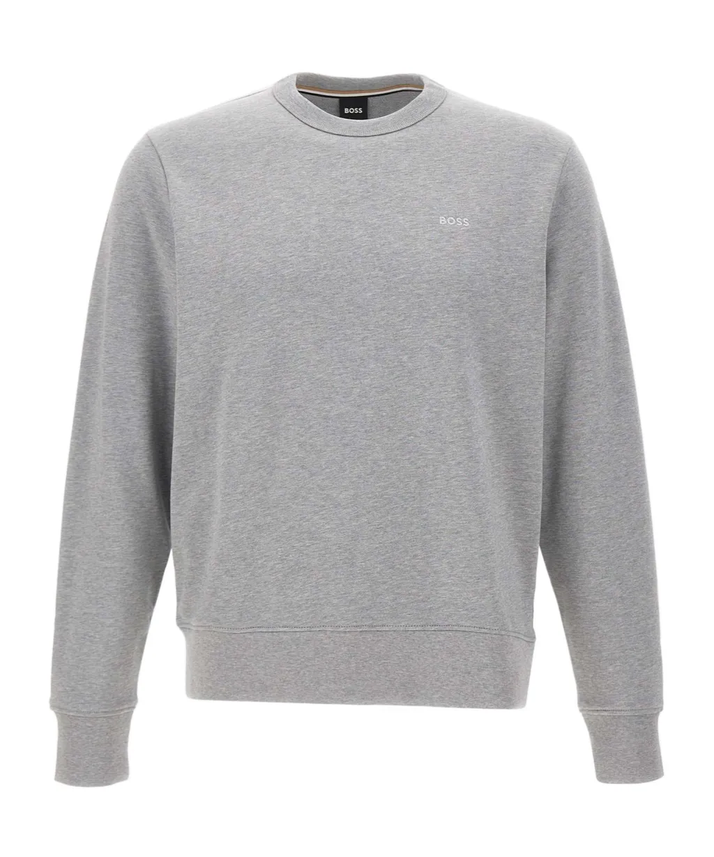 Embroidered-Logo Crew-Neck Sweatshirt