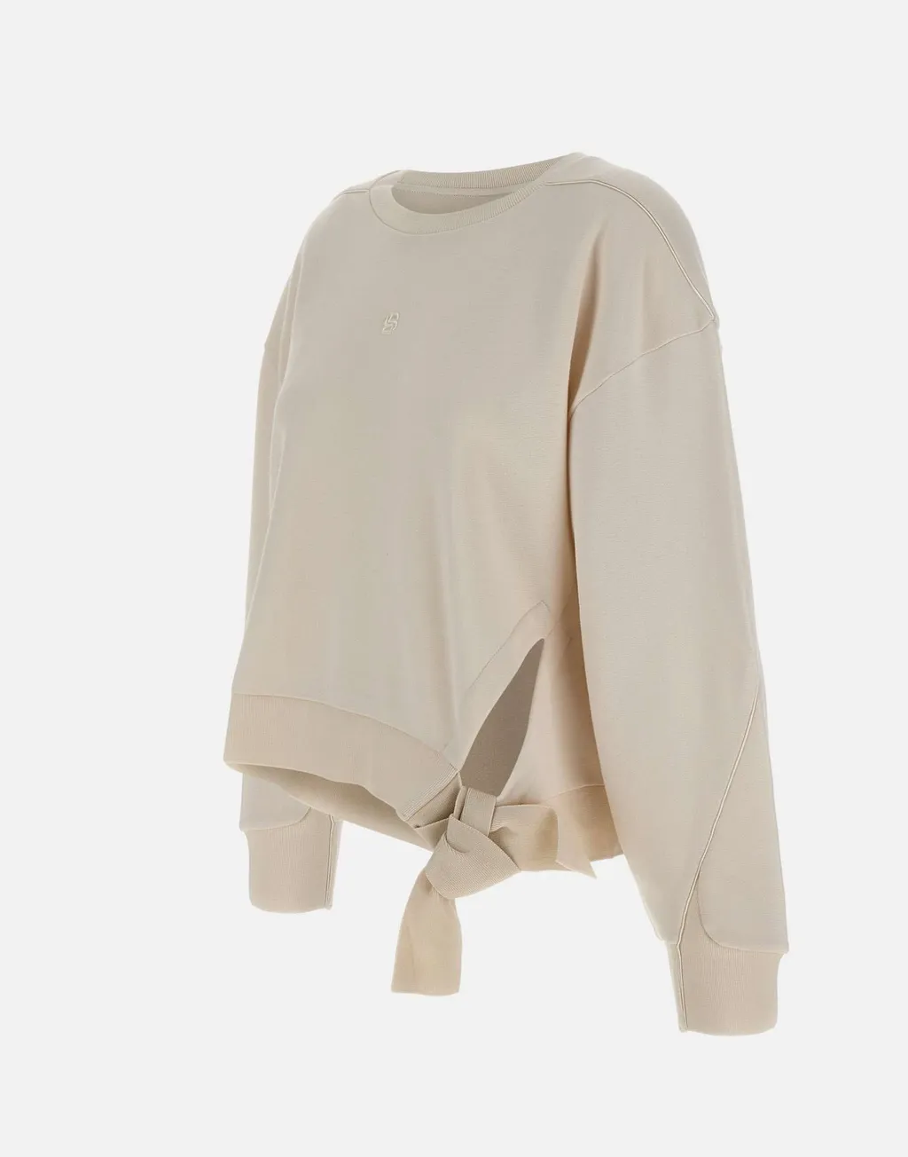 Bow-Detail Crew-Neck Sweatshirt