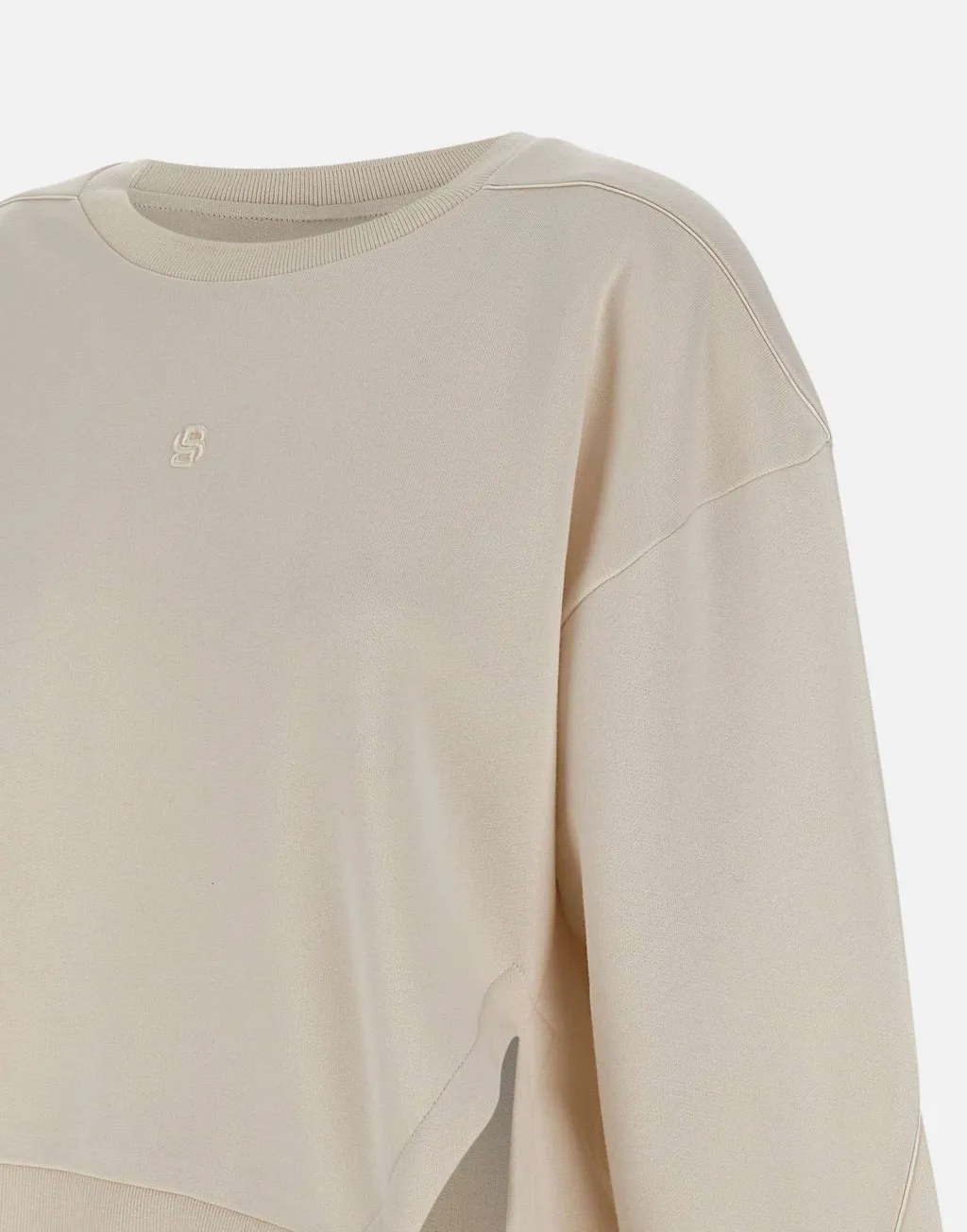 Bow-Detail Crew-Neck Sweatshirt