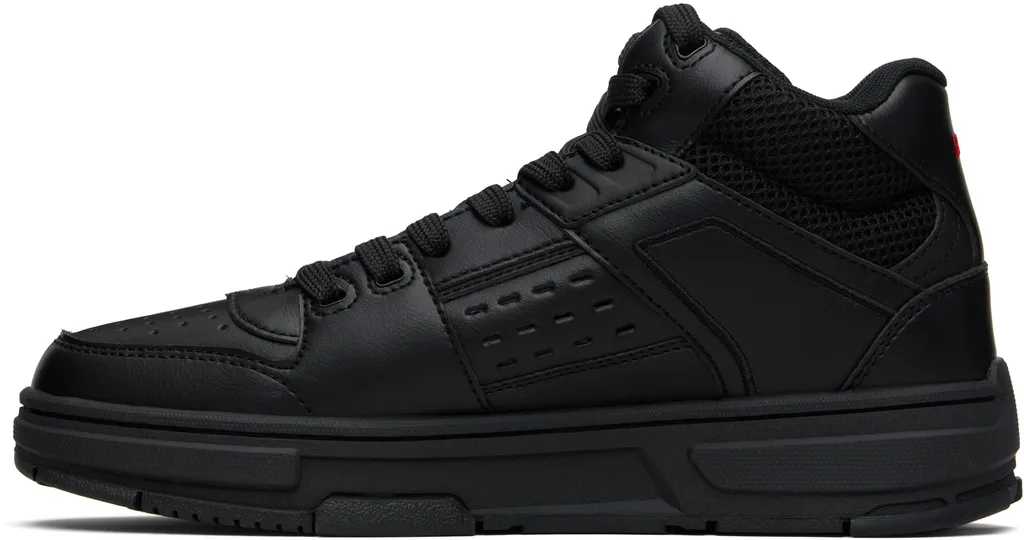 Lace-Up Panelled Sneakers