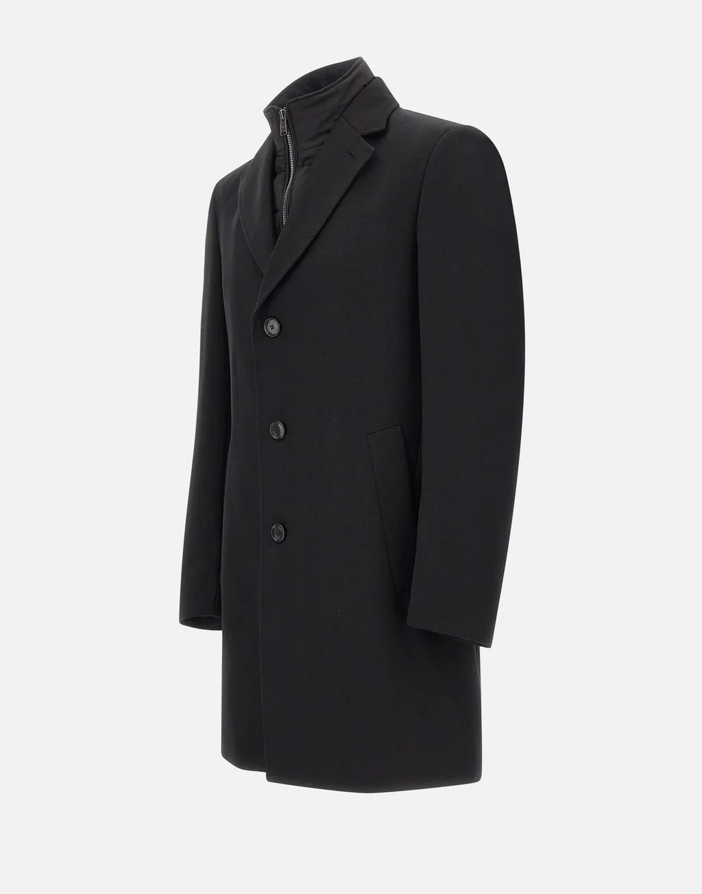 Slim-Fit Water-Repellent Coat