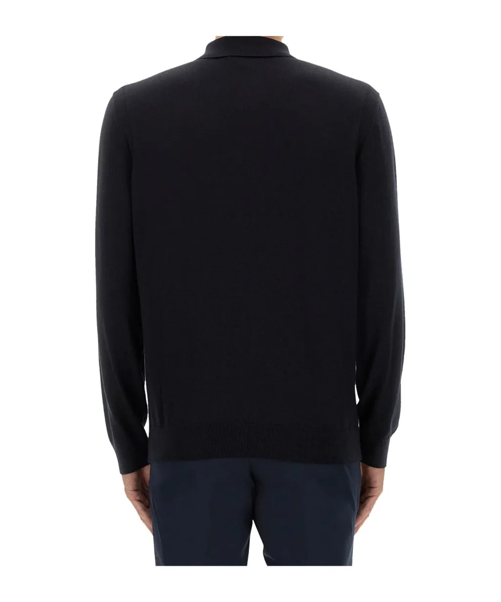 Long-Sleeved Polo Shirt