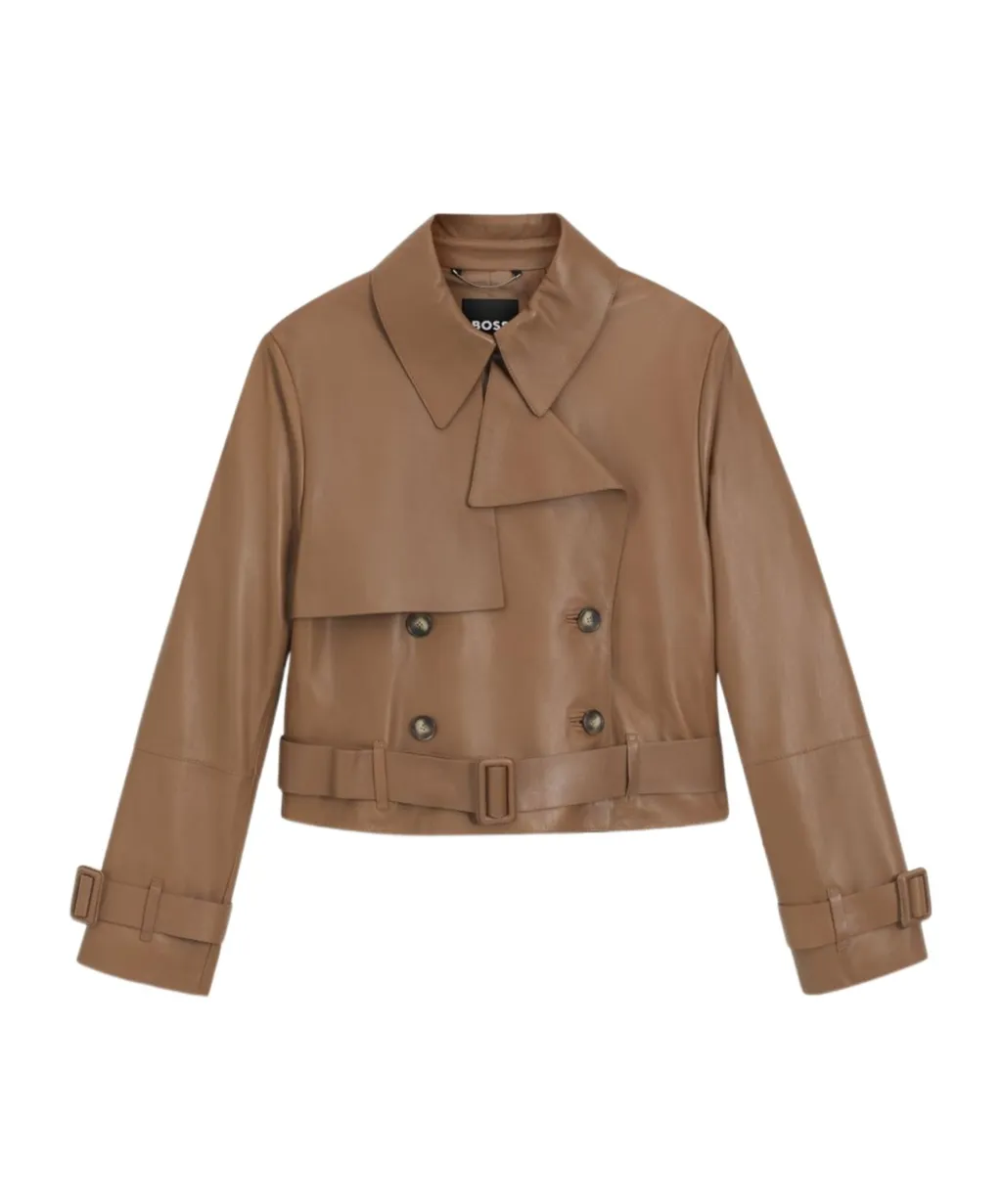 Belted Double-Breasted Jacket