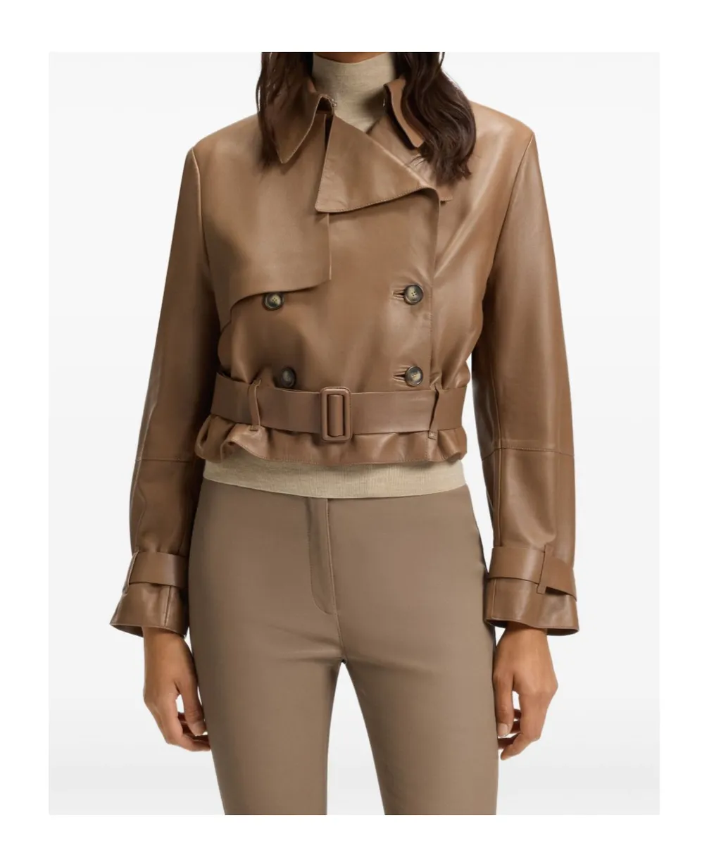 Belted Double-Breasted Jacket