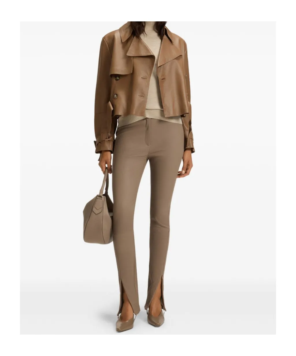 Belted Double-Breasted Jacket
