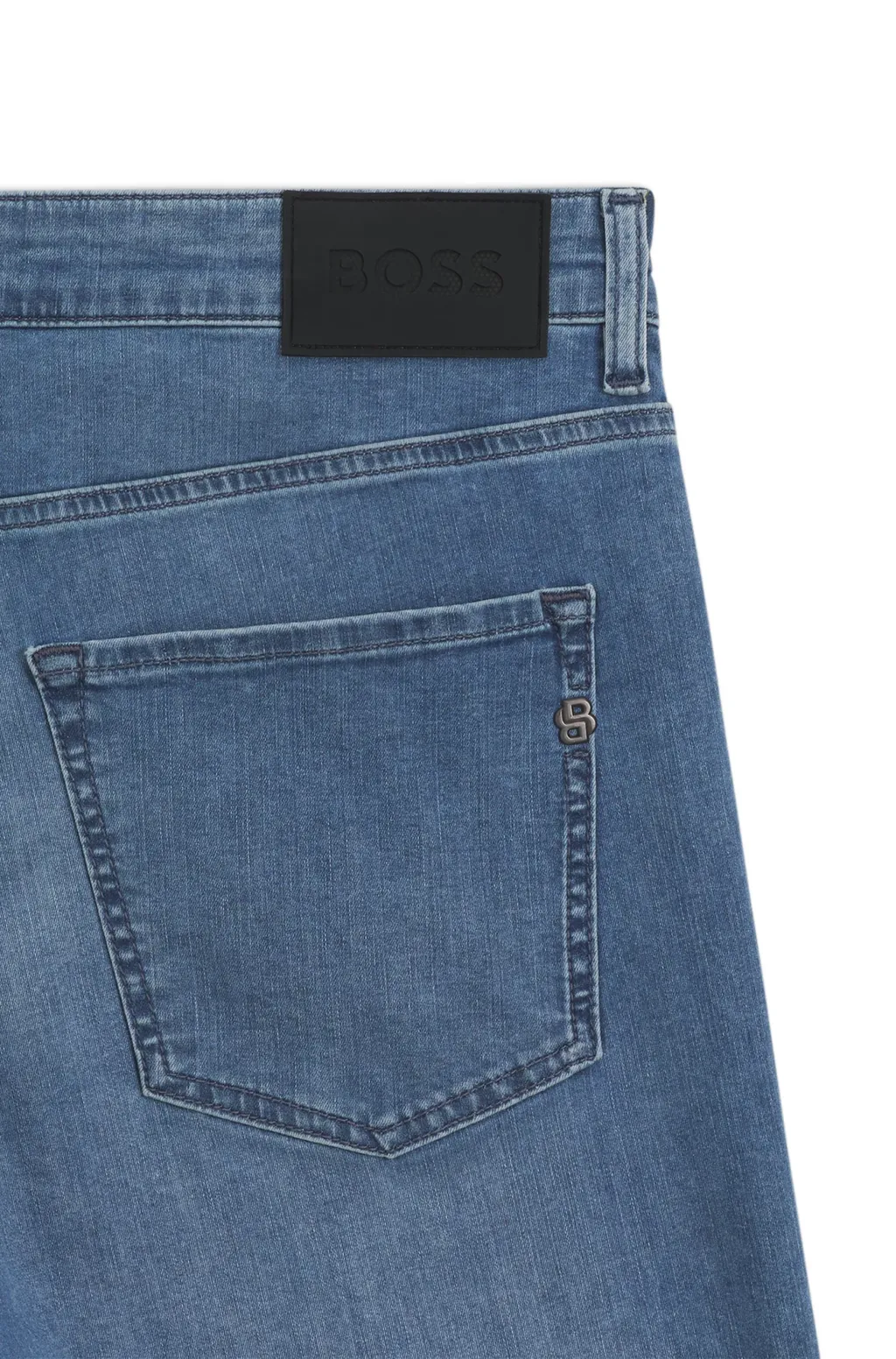 Logo Patch Slim-Fit Jeans