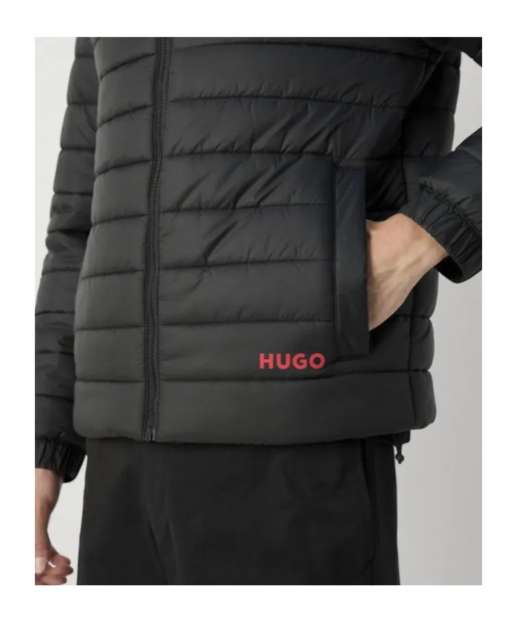 Embroidered-Logo Padded Jacket