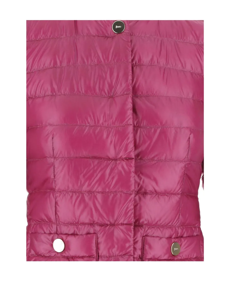 Quilted-Finish Fitted Jacket