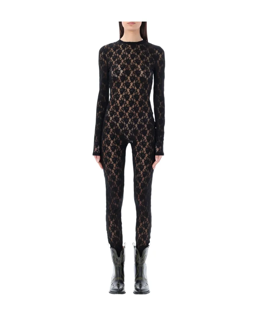 Lace-Detail Jumpsuit