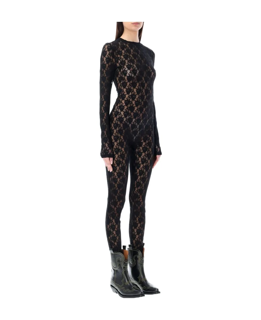 Lace-Detail Jumpsuit