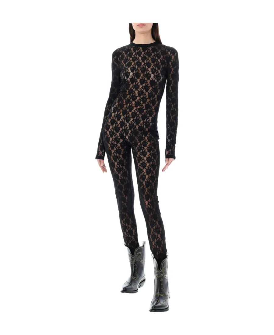 Lace-Detail Jumpsuit