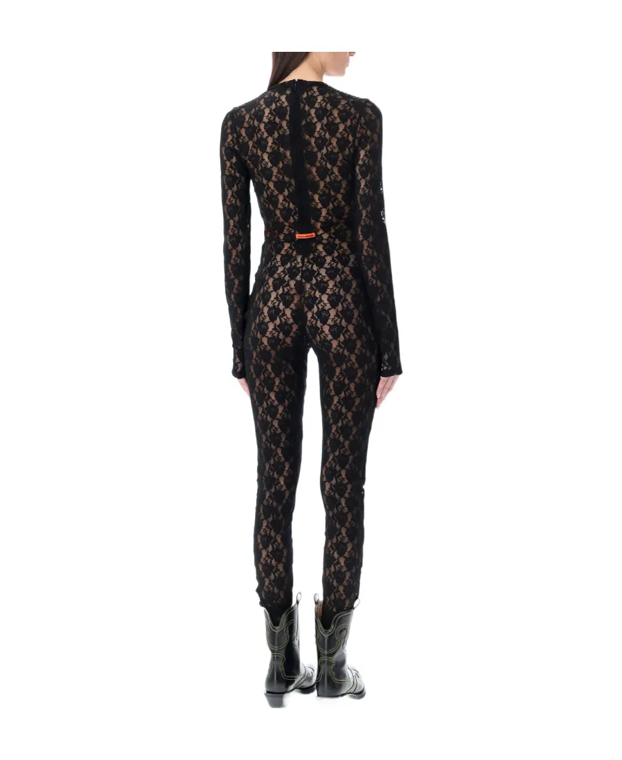 Lace-Detail Jumpsuit