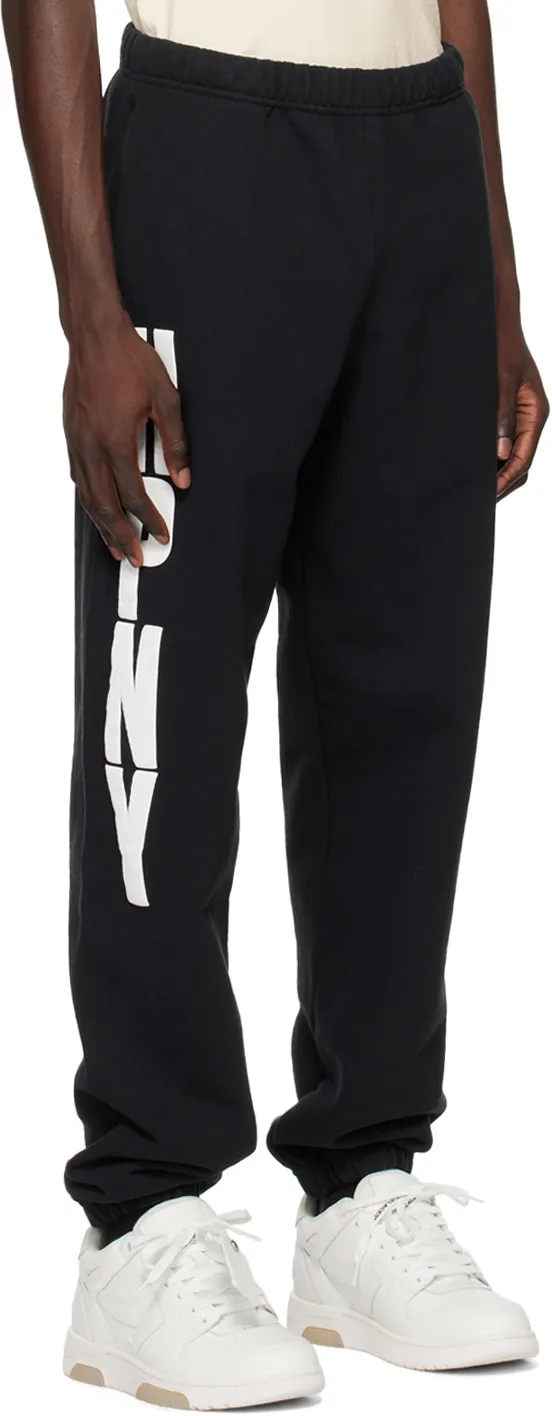 Logo-Printed Elasticated Waistband Pants