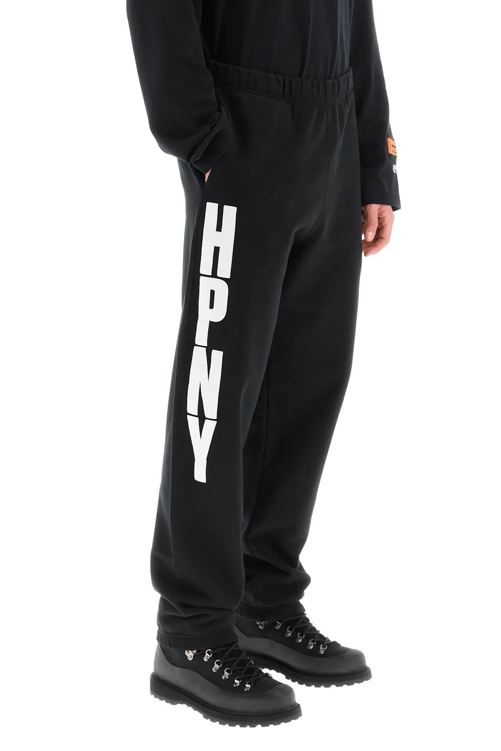 Logo-Printed Elasticated Waistband Pants