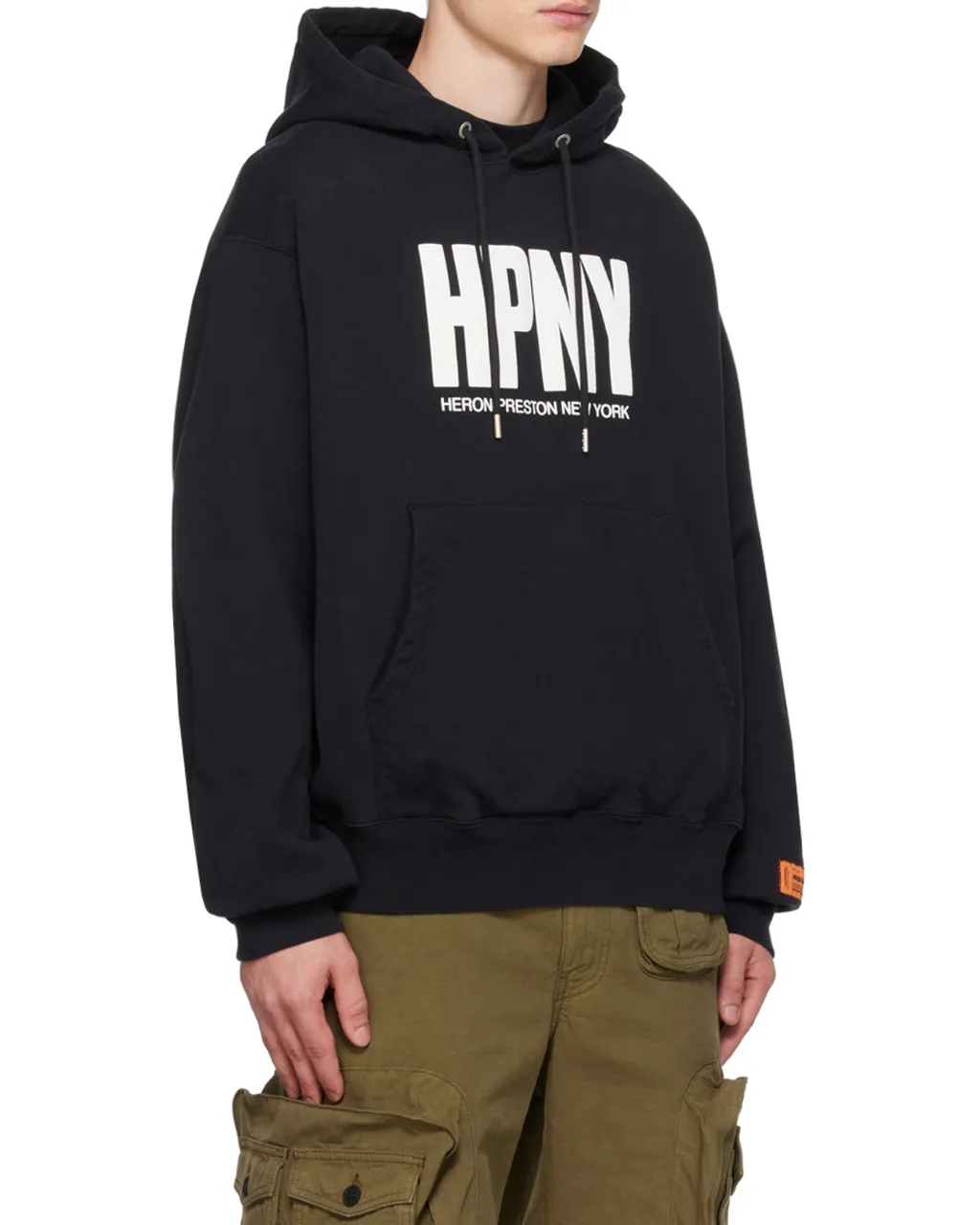 Logo-Print Hooded Jumper