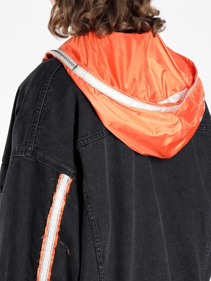 Hooded Denim Jacket