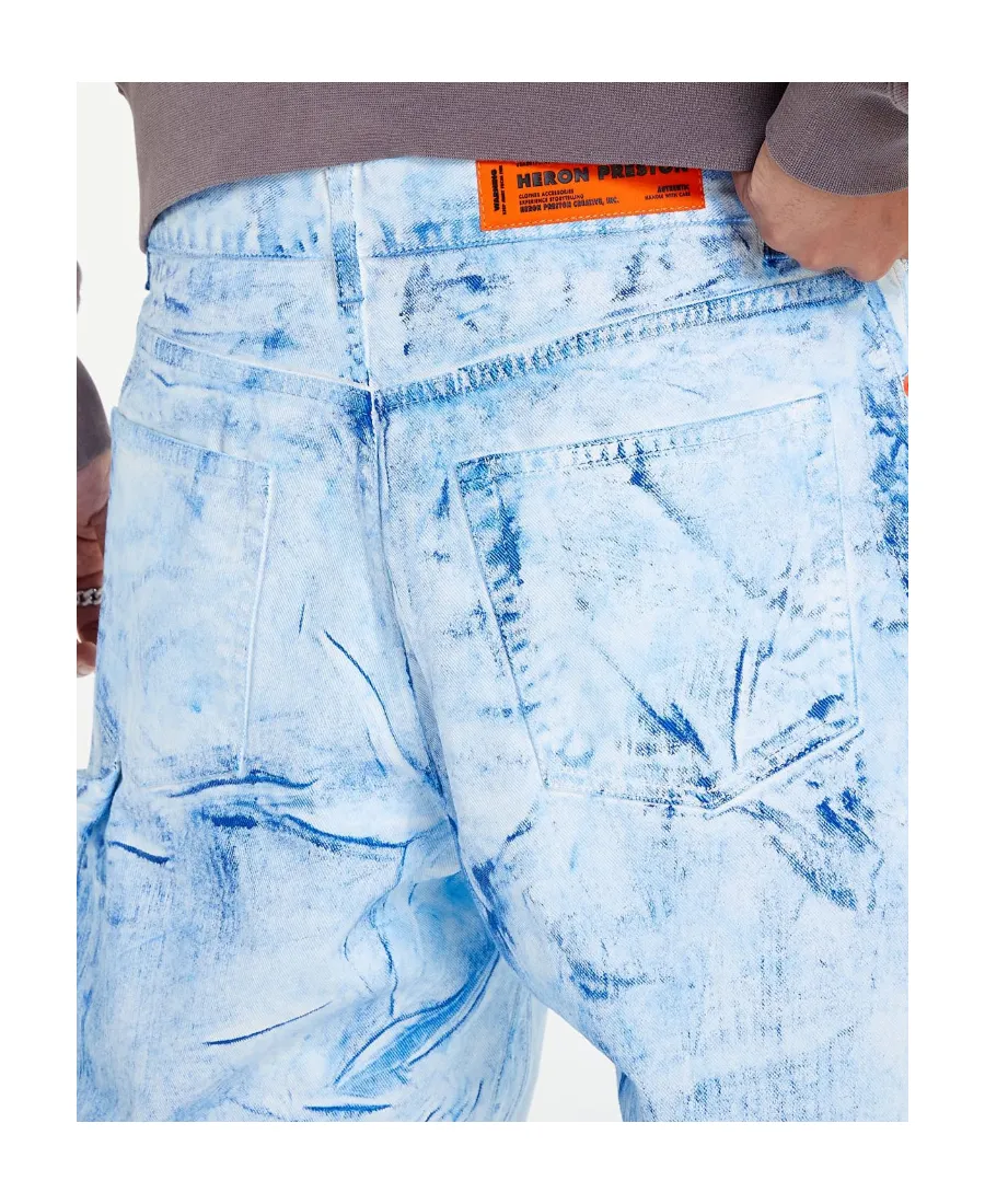 Logo Denim Shorts
