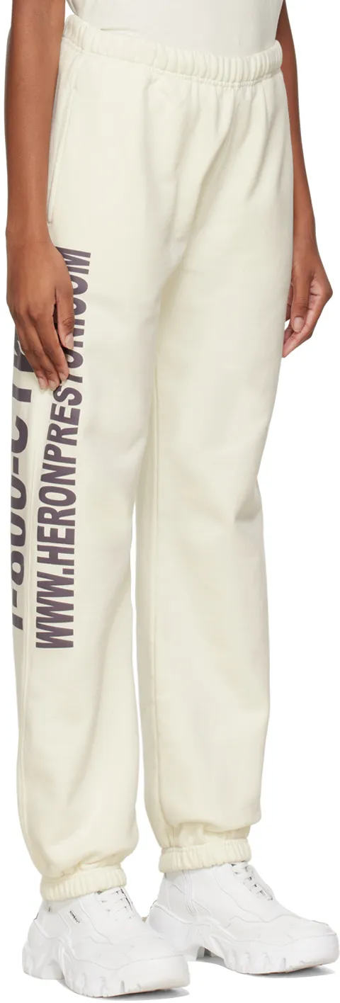 Real Estate Slogan Printed Track Pants