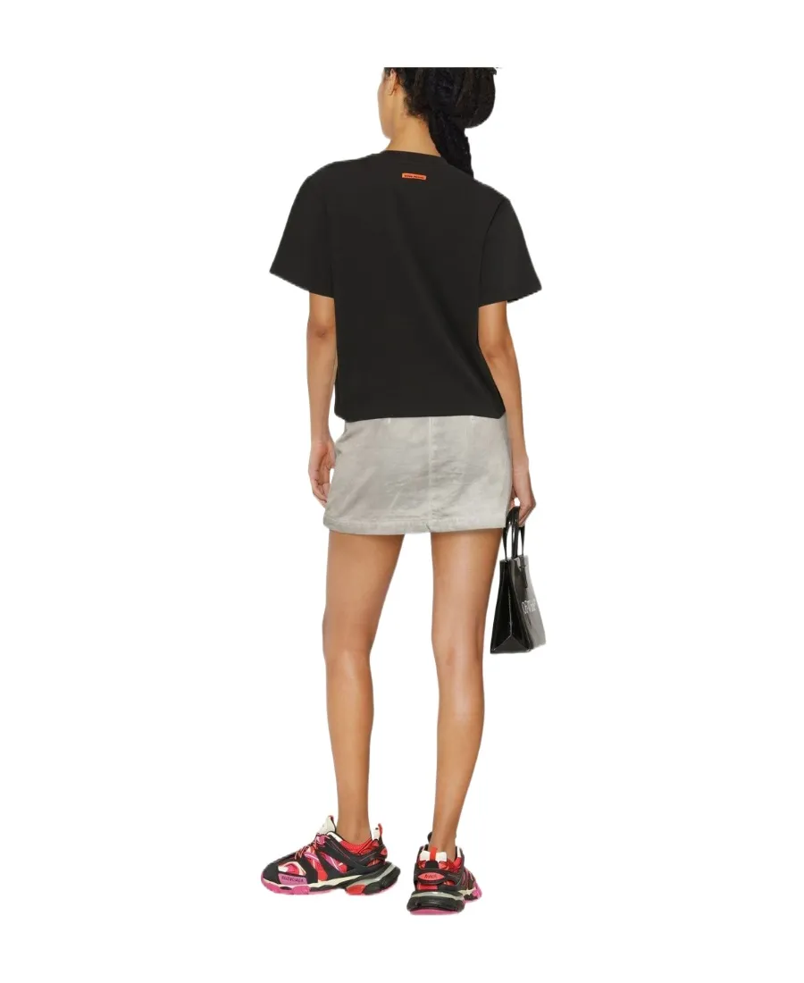 Logo Embroidered Crewneck T-Shirt