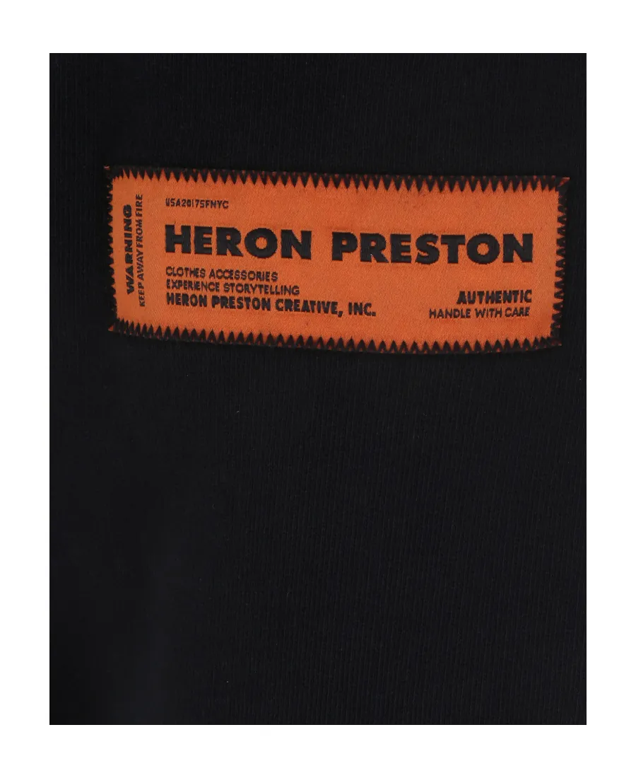 Logo Patch Organic Cotton Knee-Length Shorts