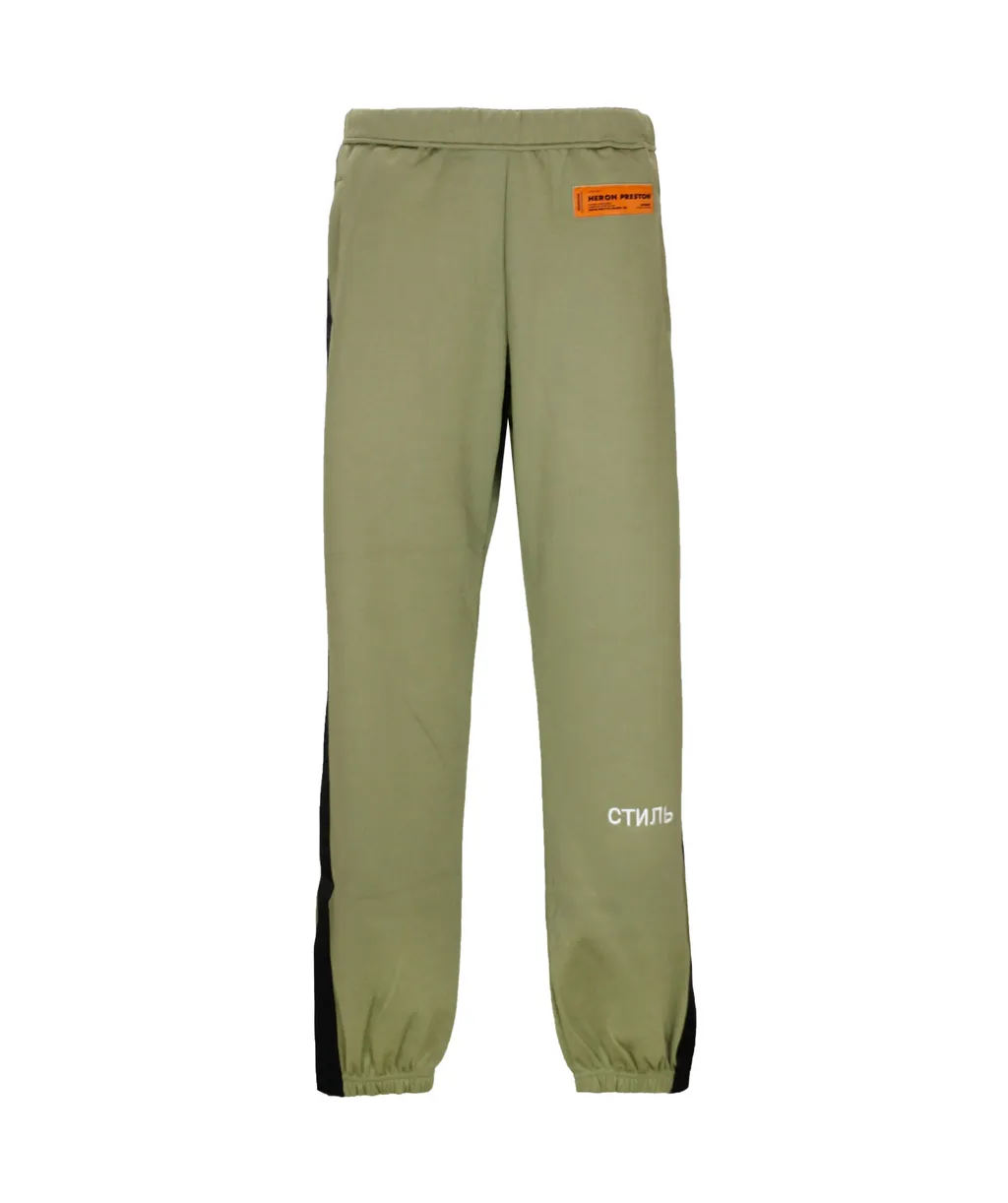 Elasticated-Waist Track Pants