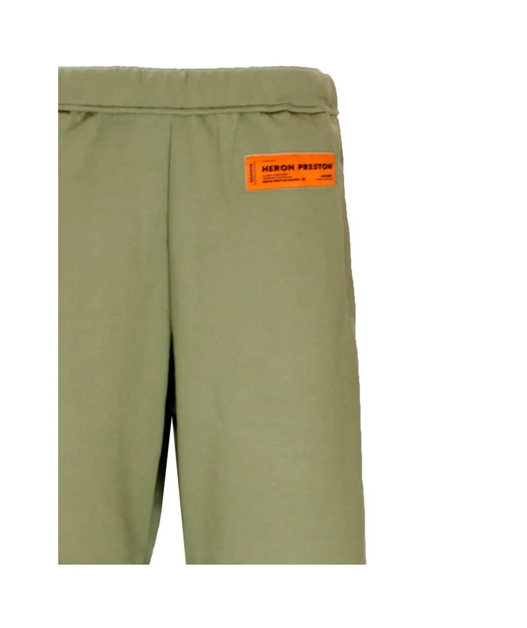 Elasticated-Waist Track Pants